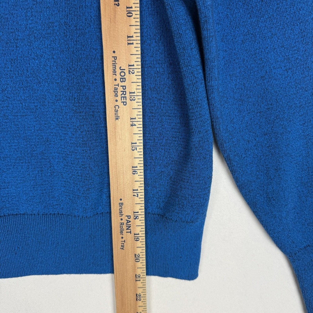 Banana Republic Sweater Womens XS Blue Puff Sleeve Crewneck Knit Pullover - Picture 9 of 12